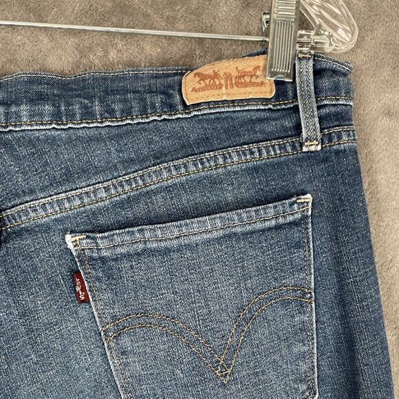 Levi's 515 Bootcut Jeans Women's 8 W30 L27 Blue Denim Flared Coastal Cowgirl Y2K - Picture 8 of 9